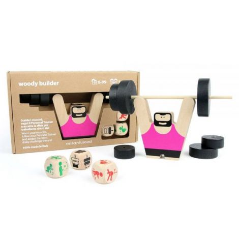 Woody Builder, joc de motricitate din lemn, Milaniwood - imagine 7